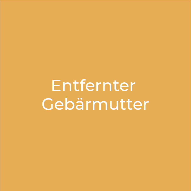 Entfernung Gebärmutter